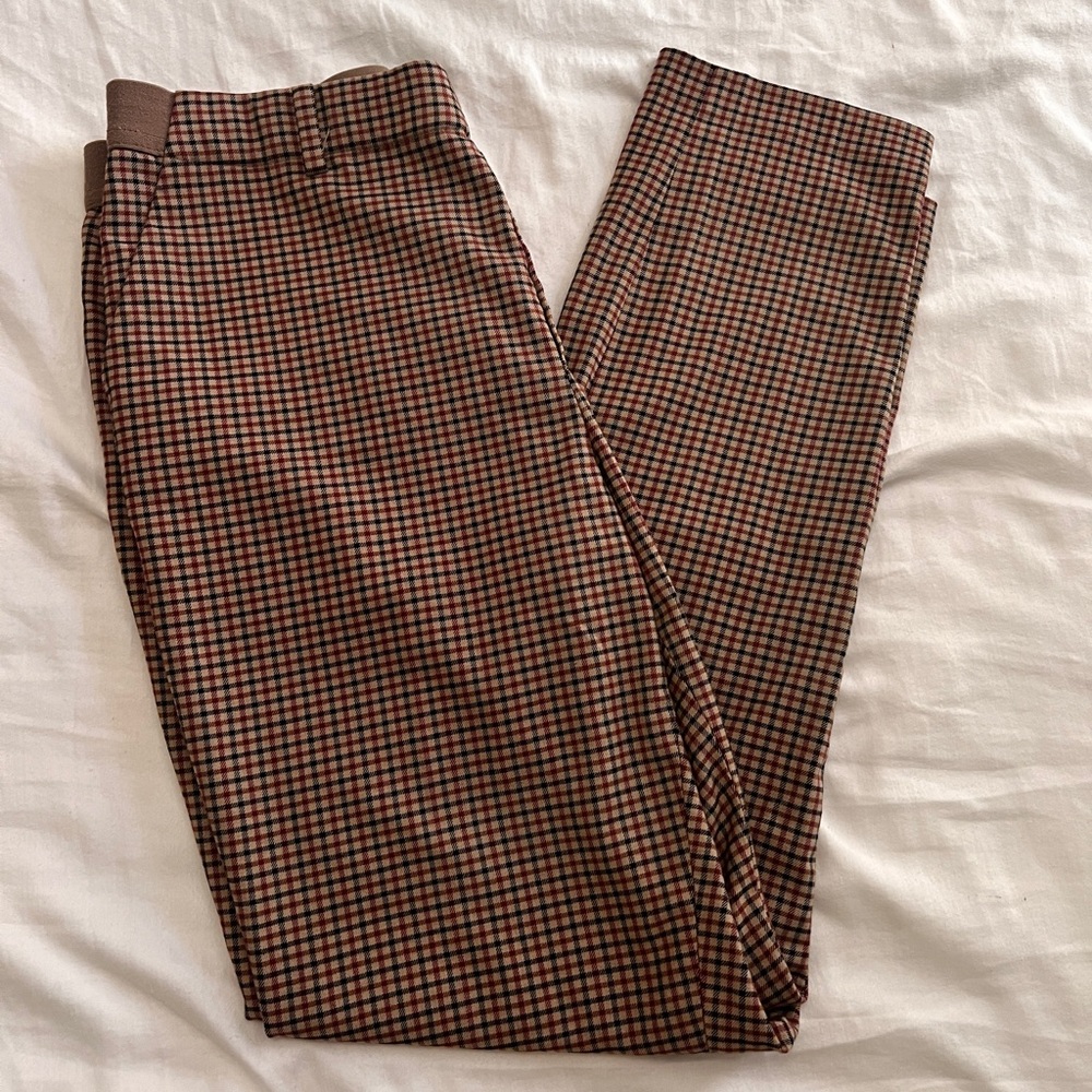 Uniqlo Elastic Checkered Pants
